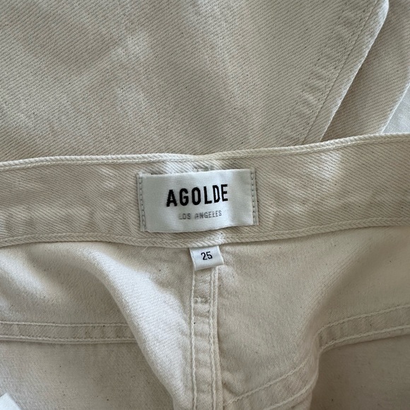 Agolde 90s Cream Jeans (shade paper) - Picture 8 of 8